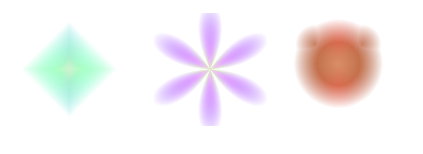 Three composited icons placed on a white background.