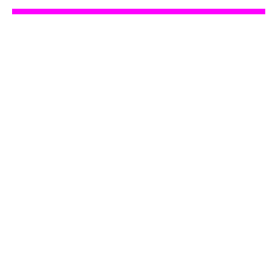 A simple magenta line rendered on a white background.